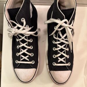 Converse Black and White High-Top Sneakers
